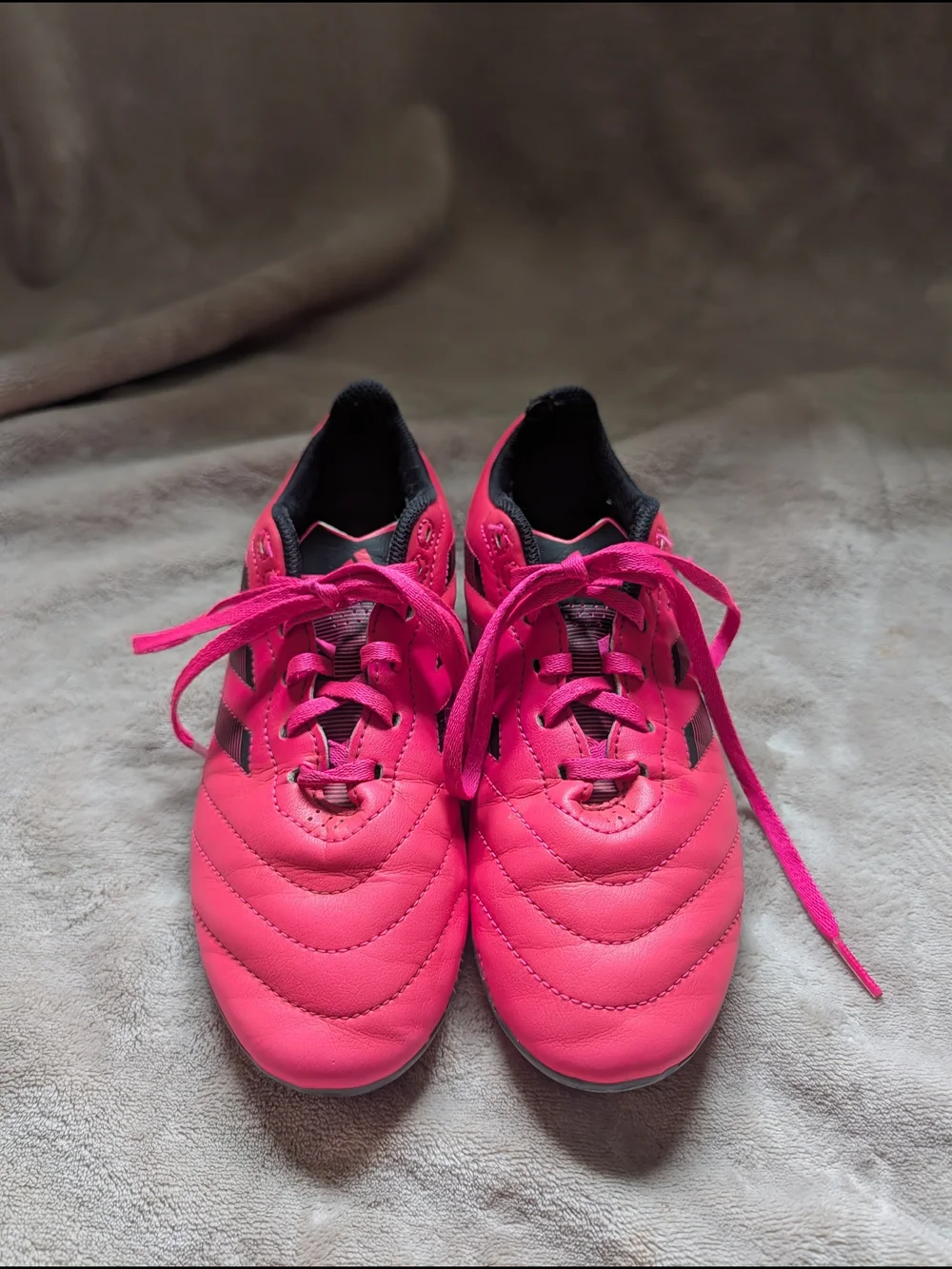 adidas Kids Pink Athletic Soccer Sneakers